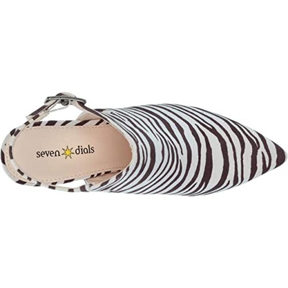 SEVEN DIALS womens Sherly Pump, Zebra, 6.5 US - Picture 6 of 6